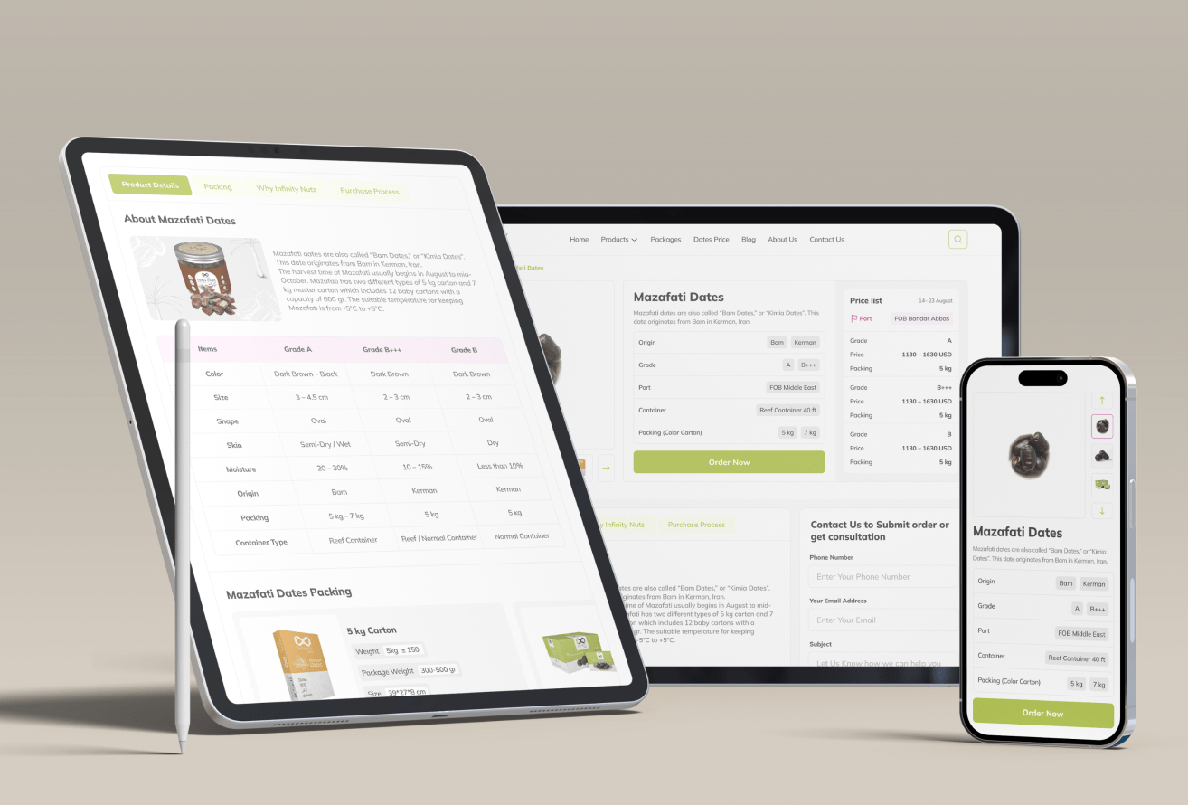 طراحی رسپانسیو سایت شرکتی