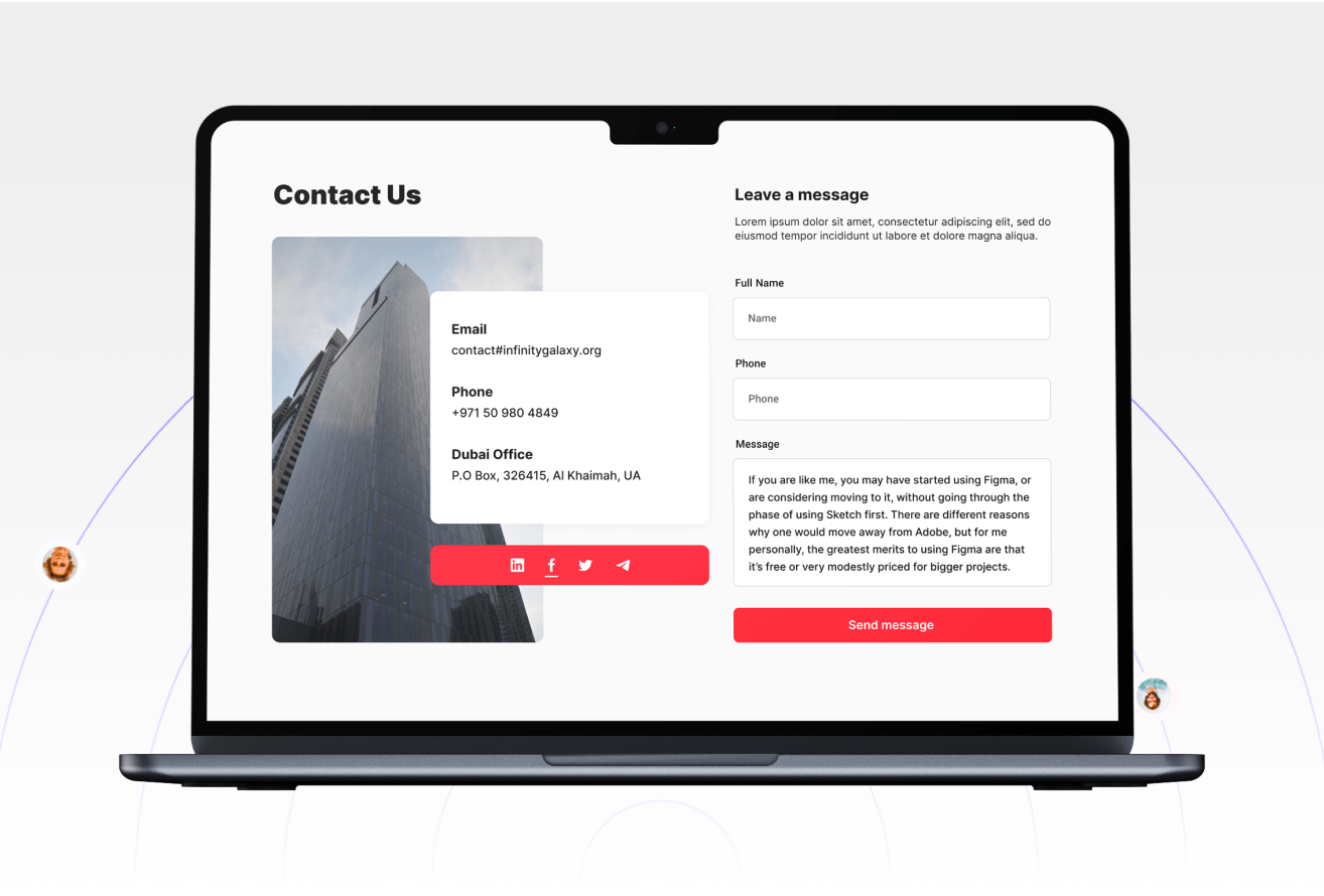 ابزارهای ارتباطی و تعامل کاربران در طراحی سایت شرکتی